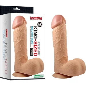Lovetoy KING FEATURES Sized Legendary Realistic Godemichet 1 Unité, White Skin Color pas cher