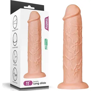 Lovetoy - Realistische Lange XXL Dildo 28 cm - Lichte Huidskleur pas cher