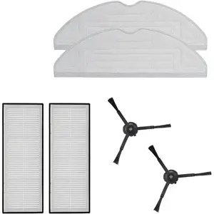 Roborock d'origine Kit d'Accessoires,2 Brosses Latérales Noir,2 VibraR... pas cher