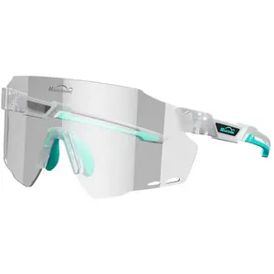 MAGICSHINE Lunettes WindBreaker Photocromic - transparent/bleu + écran gris clair pas cher