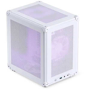 Jonsbo C6 White Micro-tour Boîtier PC, Boîtier gaming blanc