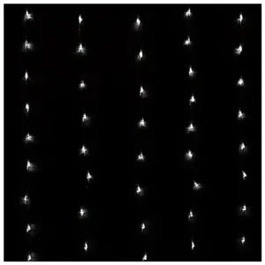 Rideau lumineux Wisdom 160 led lumie're blanche chaude de noel 3x1 mt ... pas cher