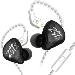 KZ ZST X Earbuds with Microphone Cyan pas cher