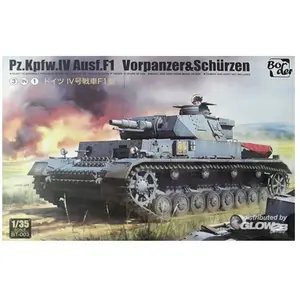 1:35 Border Model BT003 Pz.Kpfw.IV.Ausf.F1 Vorpanzer & Schürzen - 3in1...