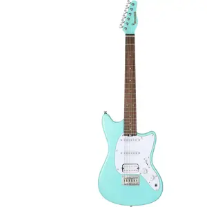 Mooer MLT10 Guitar Candy Blue elektrische gitaar met gigbag pas cher