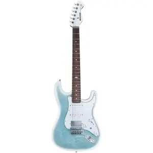 Mooer MSC40 Pro Guitar Dreamy Blue elektrische gitaar met gigbag pas cher