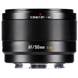 7Artisans AF 50mm F/1.8 APS-C Fuji FX-mount Black pas cher