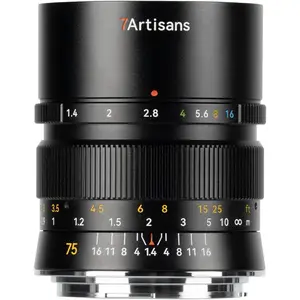 7Artisans 75mm F/1.4 Nikon (Z Mount) Black pas cher
