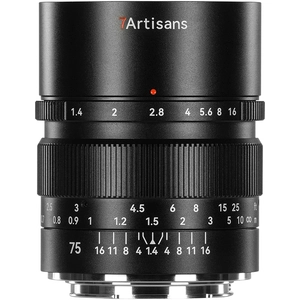 7artisans 75mm f/1.4 Canon RF - Zwart pas cher