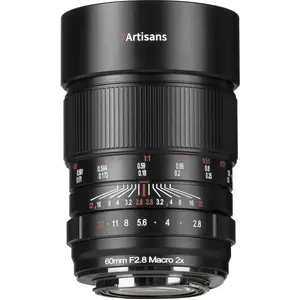 Comparateur de prix : 7Artisans FF 60mm F2.8 Sony E-mount Macro 2x, black