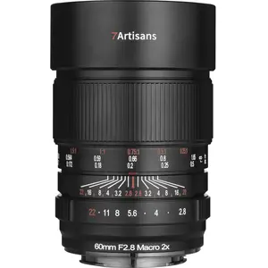 Comparateur de prix : 7Artisans FF 60mm F2.8 Nikon Z-mount Macro 2x, black