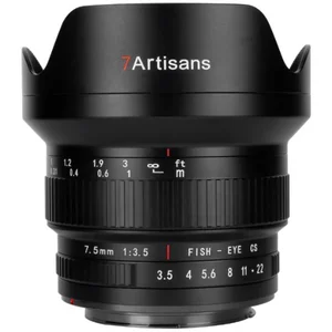 7Artisans MF 7.5mm F/3.5 Canon EF Black pas cher