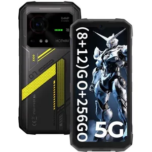 HOTWAV Hyper 7 5G Téléphone Étanche IP68 20Go (8+12) RAM /256Go ROM Éc... pas cher
