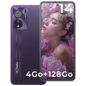 Smartphone - HOTWAV - Note 12 EF -Cadeaux Pour Fête Mères-Pères- Écran 6,8" HD+ -4+128Go- Caméra 48MP - Batterie 5160mAh-Violet pas cher