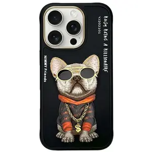 Nimmy Coque De Téléphone Iphone 16 Pro Avec Lunettes Cool Dog pas cher