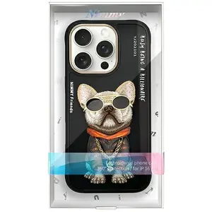 Nimmy Coque De Téléphone Iphone 16 Pro Max Lunettes Chien Cool pas cher