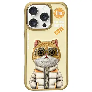 Nimmy Coque De Téléphone Iphone 16 Pro Chat 2.0 Cool Et Mignon pas cher