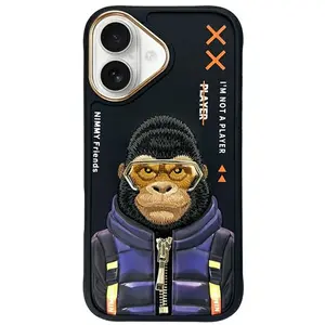 Nimmy Coque De Téléphone Iphone 16 Cool Et Mignonne 2.0 Singe pas cher