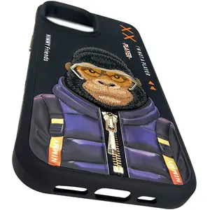 Nimmy Coque De Téléphone Iphone 15 Cool Et Mignonne 2.0 Singe pas cher