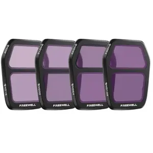 Comparateur de prix : Freewell Ensemble De 4 Filtres Nd Divisés Pour Dji Air 3s
