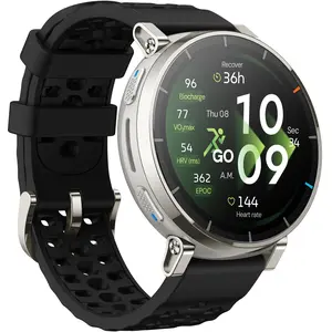 Amazfit Active 3 Premium Apex Silver, W2558GL1N, Montre connectée