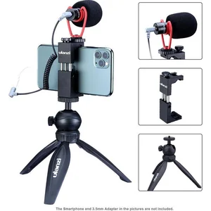 Ulanzi Smartphone Vlog KIT - Mini-Statief - Telefoonhouder & Microfoon... pas cher