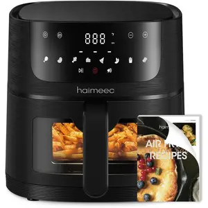 HAIMEEC Air Fryer 4L 8-in-1 Oil-Free Deep Fryer with Viewing Window 13... pas cher