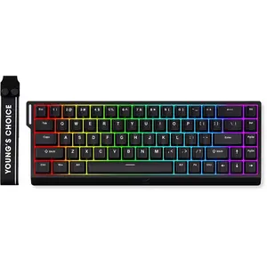 MCHOSE Ace68 E-sport - Zwart 65% Hall Effect Uranus Magnetische Switch 8K Hz RGB Hotswap Mechanisch Gaming Toetsenbord (MC-Ace68-5)