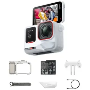 Insta360 Ace Pro 2 (Arctic White) Xplorer Bundle (Moonlight Silver), C... pas cher
