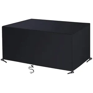 L&H-CFCAHL Housse Salon de Jardin 242x162x100cm 420D Oxford Noir Houss... pas cher