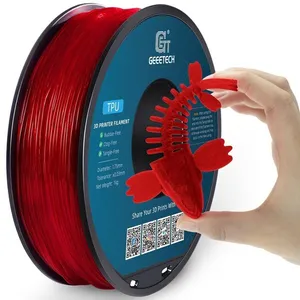 Geeetech - TPU Transparant Red (1.75mm - 1kg) pas cher