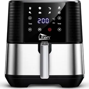 Friteuse à Air Chaud Electrique Multifonction 5.5L - UTEN - Écran Tactile LCD - 7 Programmes - 1700W pas cher