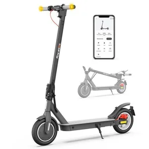 Trottinette électrique adulte pliable - 5TH WHEEL - CD09 - Clignotants Avant Arrière - Autonomie 30km - 10'' - APP - 350W - Noir