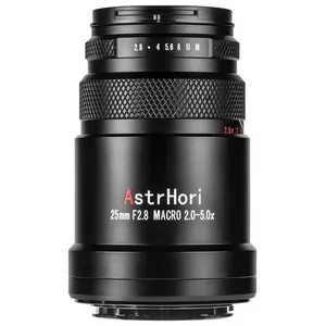 Astrhori 25mm F2.8-16 Fuji X black pas cher