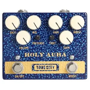Tone City Holy Aura Pédale D'effet Boost/Distortion