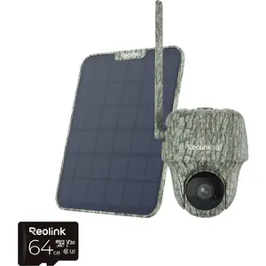 Comparateur de prix : Caméra extérieure - REOLINK - G450 - Panneau solaire - Gris
