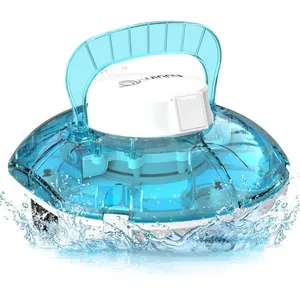WYBOT Robot Piscine Sans Fil WINNY 200 Aspirateur Automatique pour Piscine Hors Sol Autonomie 75 min Double Filtration Léger et... pas cher