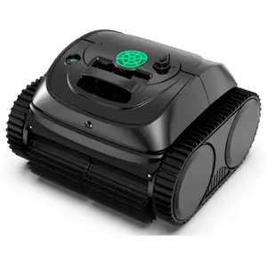 WYBOT C1 draadloze robot zwembadreiniger, 150min looptijd, wandklimmen, intelligente routeplanning, APP-bediening, voor zwembaden tot 1.615 m², Bijgewerkte Nederlandse gebruiksaanwijzing pas cher
