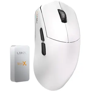 Lamzu Maya X Gaming Maus - Cloud White, Souris, Blanc pas cher