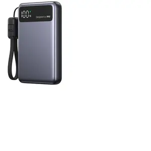 Batterie externe Iniu Pocket Pro slim 10000 mAh USB A/C Gris et Noir +... pas cher