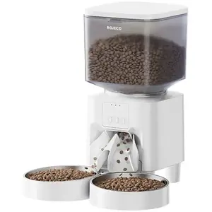 Rojeco 4.5L Automatic Pet Feeder WiFi Version Dou (4.50 l), Gamelle pas cher