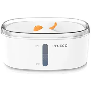 Rojeco Fontaine à Eau Sans Fil Pour Animaux De Compagnie 2.5l pas cher