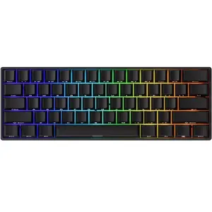 AKKO MONSGEEK FUN60 Pro Shine-Through Black Hall Effect Magnetische Switch 8K Hz ARGB Draadloos Hotswap Mechanisch Gaming Toetsenbord