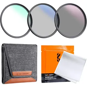 Comparateur de prix : K&F Concept 82mm MCUV + CPL + ND4 Nano-K filter set kit