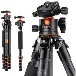 K&F Concept Trépied professionnel carbone pas cher
