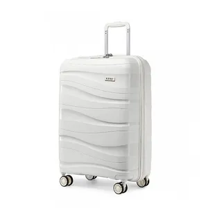 Kono Valise Bagage Cabine 55x40x20cm Rigide Polypropylène Valise de Vo... pas cher