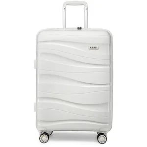 Kono Valise Grande 76cm Rigide Polypropylène Valise de Voyage à 4 Roul... pas cher
