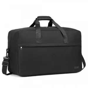 Kono Bagage de Transport 55 x 35 x 25 cm 48 L Grande capacité Sac fourre-Tout Unisexe Sport Voyage, Moderne,Noir pas cher