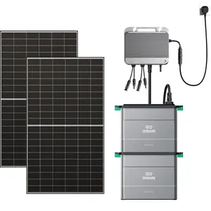 Kit solaire Zendure SolarFlow 800   2x panneaux bifaciaux 500W + 2x ba...
