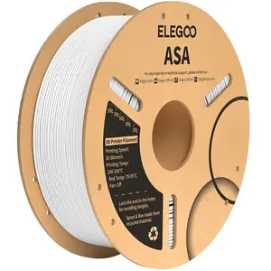 Elegoo ASA Filament (White) (ASA, Blanc), Filament 3D, Blanc pas cher